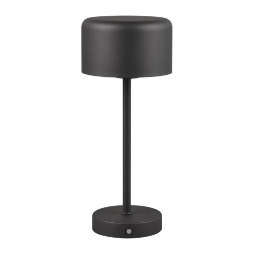 Veioză negru-mat LED cu intensitate reglabilă (înălțime 30 cm) Jeff – Trio