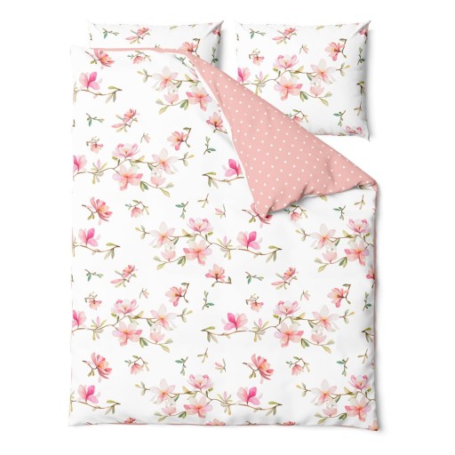 Lenjerie de pat din bumbac pentru pat dublu Bonami Selection Blush, 200 x 220 cm