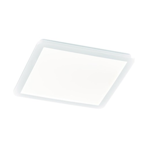 Plafonieră LED Trio Camillus, 40 x 40 cm, alb