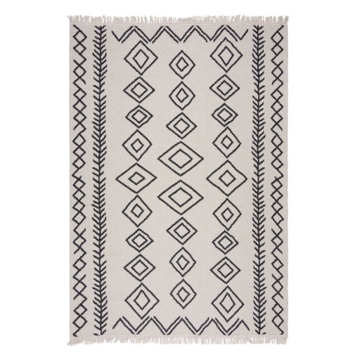 Covor negru-alb 80x150 cm Edie – Flair Rugs