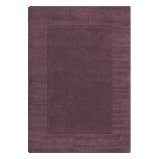 Covor violet handmade din lână 160x230 cm Border – Flair Rugs