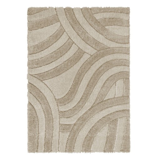 Covor bej handmade din fibre reciclate 200x290 cm Velvet – Flair Rugs