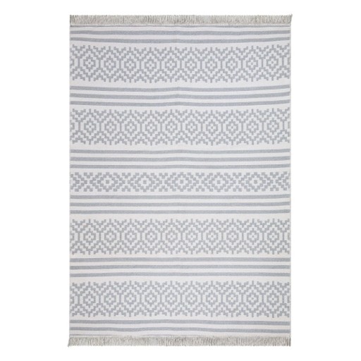 Covor din bumbac Oyo home Duo, 160 x 230 cm, gri-alb