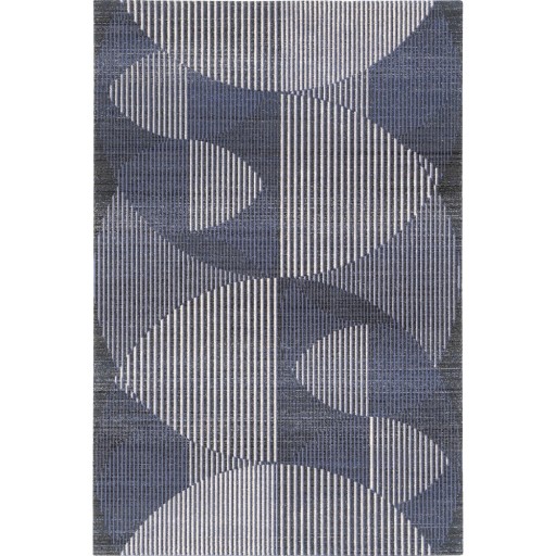 Covor albastru închis din lână 200x300 cm Shades – Agnella