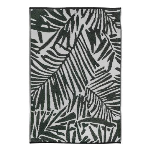 Covor pentru exterior Green Decore Fern, 120 x 180 cm, verde-alb