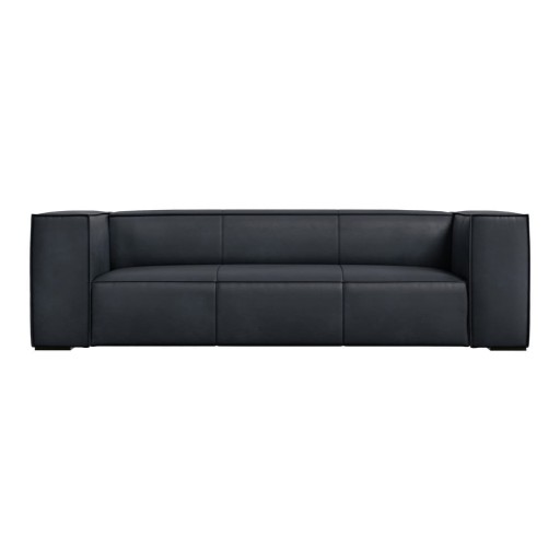 Canapea albastru-închis cu tapițerie din piele 227 cm Madame – Windsor & Co Sofas