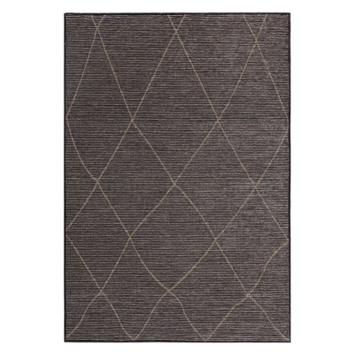 Covor gri închis din amestec de iută 160x230 cm Mulberrry – Asiatic Carpets