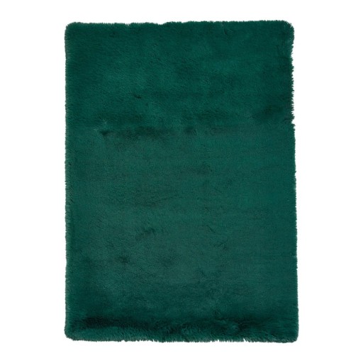 Covor Think Rugs Super Teddy, 60 x 120 cm, verde smarald