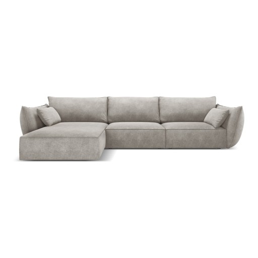 Colțar gri deschis (pe partea stângă) Vanda – Mazzini Sofas