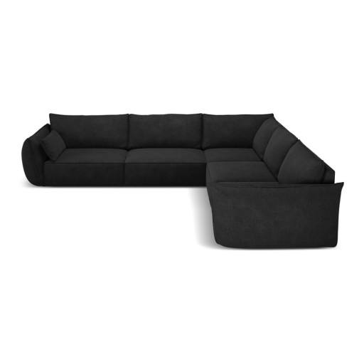 Colțar gri închis (cu colț variabil) Vanda – Mazzini Sofas