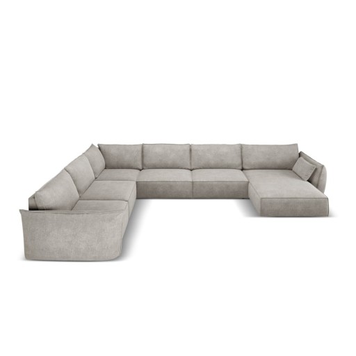 Colțar gri deschis (pe partea stângă) Vanda – Mazzini Sofas