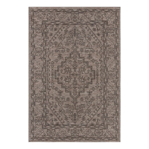 Covor de exterior NORTHRUGS Tyros, 140 x 200 cm, gri - maro