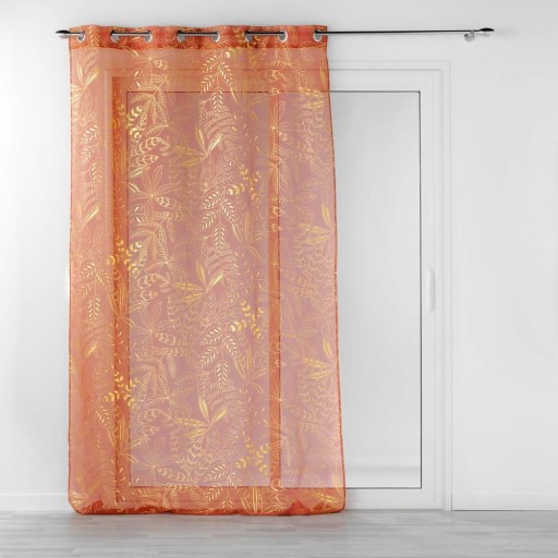 Perdea portocalie 140x280 cm Belflor – douceur d'intérieur