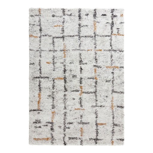 Covor Mint Rugs Grid, 160 x 230 cm, crem