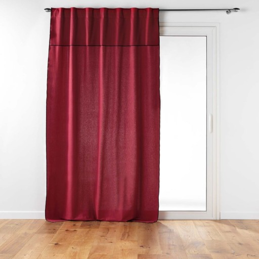 Draperie burgundy 140x240 cm Mistraline – douceur d'intérieur