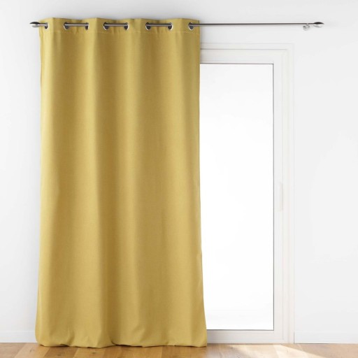 Draperie galbenă antifonică 140x260 cm Jupiter – douceur d'intérieur