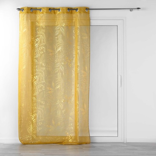 Perdea galbenă 140x280 cm Belflor – douceur d'intérieur